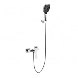 Змішувач для ванни Qtap Capricorn з душовим гарнітуром хром (k35) (QTCAP4060102C48221)