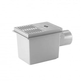 Трап для підвалів Hutterer&Lechner HL77 горизонтальний з потрійним зворотним клапаном