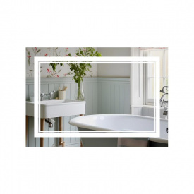 Дзеркало Qtap Cardinal (CA1) 800х600 з LED-підсвічуванням, димером та антизапотіванням (QT0478C8060)