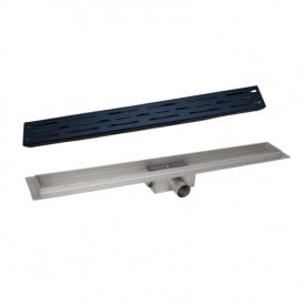 Трап лінійний для душу Qtap Taurus FD700 (BLA) з чорною решіткою 700 мм (QTTAU70048903)