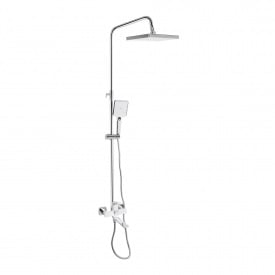 Душова система універсальна Qtap Presto на 3 споживача хром/білий (QTPRE111CRW45580)