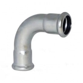 Коліно з нержавіючої сталі під прес RM InoxPres 35 90° ВВ (181035900)