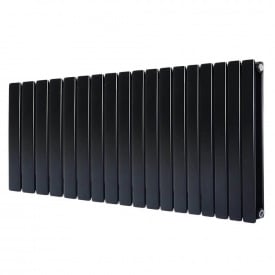 Горизонтальний дизайнерський радіатор Arttidesign Livorno ІІ G 18/500/1224/50 чорний матовий