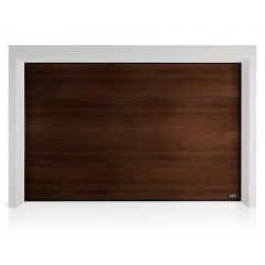 Секционные гаражные ворота Gant Plus - панель Широкая линия, размер 3500x2400 мм., цвет Венге. Ручное управление. Киев