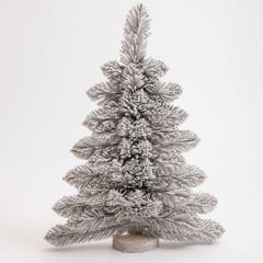 Искусственная елка-венок Lugi Полонина настенная 60 см Зелено-белый (SOK-M-V-2) Киев