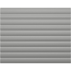 Захисні ролети Gant - профіль 39-й, розмір 1000x1000 мм., колір Срібло RAL 9006. Ручне управління. Київ