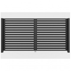 Ворота розпашні Ранчо класичне (Темно-коричневий) Енергодар