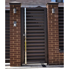Хвіртка Жалюзі стандарт (Антрацит) Київ