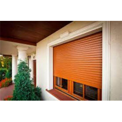 Захисні ролети Gant - профіль 39-й, розмір 1000x1000 мм., колір Золотий дуб. Ручне управління. Київ