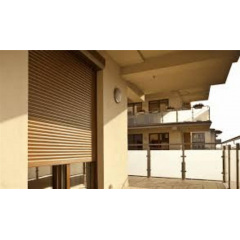 Захисні ролети Gant - профіль 39-й, розмір 1000x1000 мм., колір Золотий дуб. Ручне управління. Київ