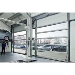 Промислові гаражні ворота Gant Plus Pro - панель Широка лінія, розмір 2400x2000 мм., колір Венге. Ручне управління. Київ