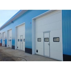 Промислові гаражні ворота Gant Plus Pro - панель Широка лінія, розмір 3000x2500 мм., колір Білий RAL 9010. Ручне управління. Київ