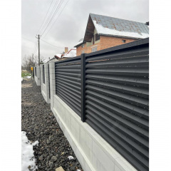 Паркан Жалюзі Ромб (Темно-коричневий) Талалаївка