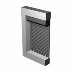 Захисні ролети Gant - профіль 39-й, розмір 1000x1000 мм., колір Антрацит RAL 7016. Ручне управління. Київ