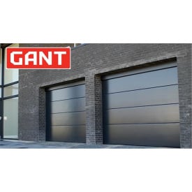 Cекційні Секційні гаражні ворота Gant Plus розмір 2400 х 2030 мм. (Гладка) Торсіон