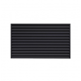 Паркан Жалюзі стандарт (Чорний)