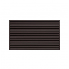 Паркан Жалюзі стандарт (Темно-коричневий)
