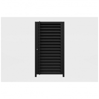 Хвіртка Жалюзі стандарт (Чорний)