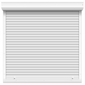 Захисні ролети Gant - профіль 39-й, розмір 1000x1000 мм., колір Білий RAL 9010. Ручне управління.