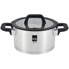 Кастрюля IQ Be Traditional 5.5 л 24 см Серебристый (6977605)