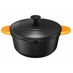 Каструля IQ Be Active 4.2 л 24 см Чорний (6996306) Київ