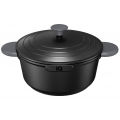 Каструля IQ Be Creative 1.7 л 18 см Чорний (6996316) Броди