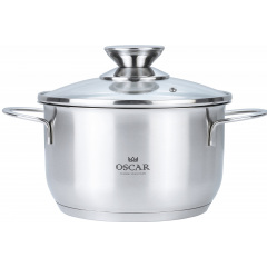 Каструля Oscar Galant 2.6 л 18 см Сріблястий (6911215) Прилуки