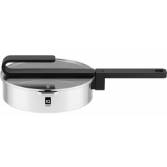 Сковорода IQ Be Smart 24 см Черно-серебристый (7062894) Миргород