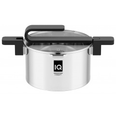 Каструля IQ Be Smart 5.4 л 24 см Сріблястий (7062893) Токмак