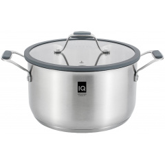 Каструля IQ Be Brave 4.2 л 22 см Сріблястий (7046703) Черкаси