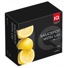 Каструля IQ Be Active 1.7 л 18 см Чорний (6996304) Чугуїв