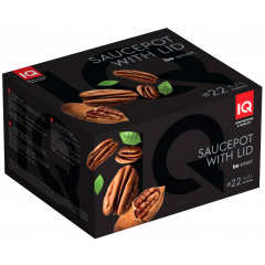 Каструля IQ Be Smart 4.2 л 22 см Сріблястий (7062892) Талалаївка