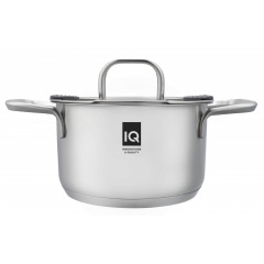 Каструля IQ Be Creative 3.5 л 20 см Сріблятий (6998862) Київ