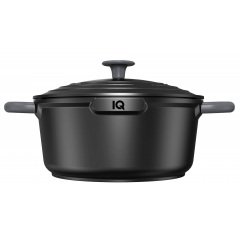 Каструля IQ Be Creative 4.2 л 24 см Чорний (6996296) Київ