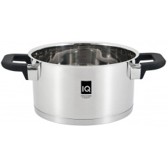 Кастрюля IQ Be Traditional 5.5 л 24 см Серебристый (6977605) Молочанск
