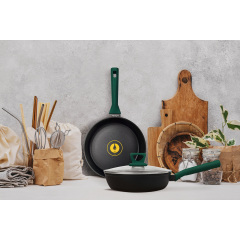 Сковорода Ringel Herbal 22 см Черно-зеленый (6806842) Васильевка