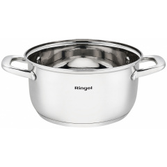Каструля Ringel Grey line 1.6 л 16 см Сріблястий (6932746) Ковель