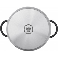 Кастрюля Bravo Chef Safran 5.0 л 24 см Серебристый (6990955) Молочанск