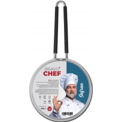 Ковш BRAVO CHEF Safran 1.0 л 14 см Серебристый (6990950) Умань