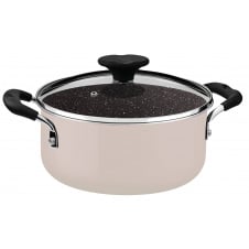 Кастрюля Tramontina Tunis 4.8 л 24 см Бежевый (7067744)