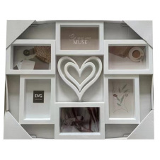 Мультирамка EVG INNO ZB-6-4353 COLLAGE 6 56х23х46 см White (6992366)