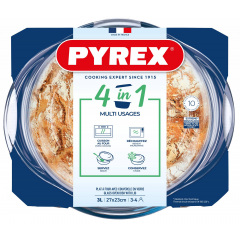 Каструля з кришкою Pyrex 3 л Прозорий (7092308) Миргород