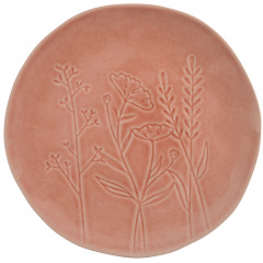 Тарелка обеденная Limited Edition Herb Terra 27 см Розовый (6912316) Новомосковск