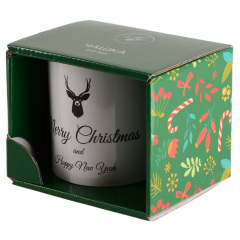 Чашка Limited Edition NY Antler Black 320 мл Білий (7133574) Камінь-Каширський