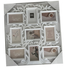 Мультирамка EVG INNO ZB-9FA-5361 Collage 9 63х17х57 см White (6992369) Косов