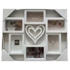 Мультирамка EVG INNO ZB-6-4353 COLLAGE 6 56х23х46 см White (6992366) Киев