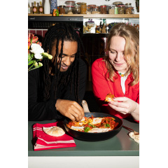 Сковорода Pyrex Cook&Care 20 см Чорний (7120903) Вільнянськ