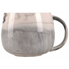 Чашка Led Marmur 380 мл Бело-серый (7133145) Киев