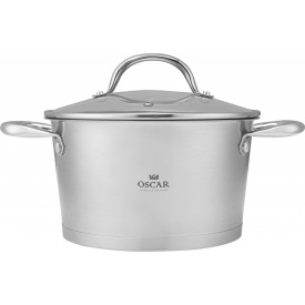 Каструля Oscar Delight 2.2 л 18 см Сріблястий (6990931)