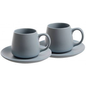 Набор чашек Limited Edition Coffee 240 мл 2 шт Серый (7019855)